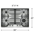 thumbnail image 5 of Frigidaire 30" Gas Cooktop, 5 of 8