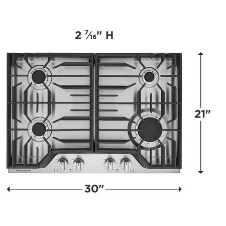 Frigidaire - 30" Gas Cooktop