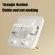 thumbnail image 5 of Soporte para secador de pelo Soporte de pared no perforado | Organizador de almacenamiento de plástico estilo crema | Diseño plegable que ahorra espacio, agarre seguro antideslizante, beige/blanco,, 5 of 6