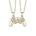 thumbnail image 1 of Collar con colgante de cadena para parejas con mando de juego magnético, 1 of 1