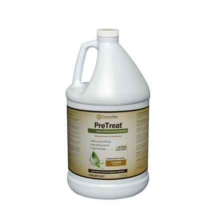 PreTreat Floor Acid Cleaner and Etching Treatment for Ceramic Tiles, Concrete (1 GAL - Prof