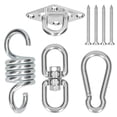 thumbnail image 1 of nipocaio Heavy Duty Swing Hanging Kit Ressort Crochet Pivotant Ancrage Crochet Crochet Suspendu Kit, 1 of 5