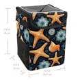 thumbnail image 5 of Starfish Mini Trash Can for Car: Foldable, Leak-Proof with Lid, Hanging Storage Bag - Car Trash Bin, 5 of 6