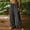 Dark Gray, variant on Pants for Women Plus Size Drawstring Linen Loose Elastic Waist with Pockets High Waist Straight Pants
