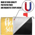 thumbnail image 4 of Hello Sunshine Mailbox Covers Magnetic Standard Size, Spring Summer Magnetic Mailbox Covers Mailbox Wraps Post Letter Box Cover for Holiday Outside Yard Decor 18"x21", 4 of 6