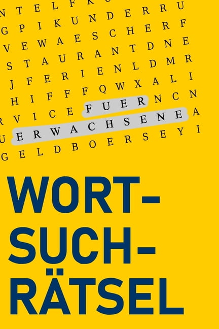 Wortsuchrätsel für Erwachsene: Gehirn trainieren mit Buchstabenpuzzles