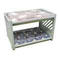 thumbnail image 1 of Dalazy Rabbit Bed House Winter Warm with Cushion Shelter for Chinchilla Rabbit Mice Blue, 1 of 8