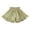 Yellow, variant on KAUOD Toddler Girls Floral Shorts Pleated Skirt-Like Shorts Wide-Leg Flowy Skorts Kids Summer Casual Beach Skort