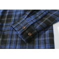 thumbnail image 5 of SSLR Flannel Shirts for Men, Long Sleeve Button Down Shirt Lightweight Plaid Brushed Casual, 5 of 8