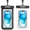 thumbnail image 1 of Funda impermeable Hiearcool Universal para iPhone, color negro, 1 of 7
