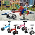 thumbnail image 5 of Baby Balance Bike, Toddler Baby Bicycle with 4 Wheels 10-36 Months, Adjustable Handlebar Baby Outdoor Bike Riding Toy, First B-day Gift, 5 of 13