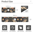 thumbnail image 3 of Yayeee Faucet Mat for Kitchen Sink 30" Diatomite Long Splash Guard Pad, Retro Watercolor Planet, 3 of 7