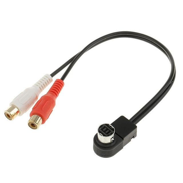 S SERENABLE Accessoire de Voiture Câble d'Entrée aux pour KCA-121B AI-NET RCA Cordon Auxiliaire