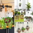 Plant Retractable Pulley, Hanger Hanging Planters Flower Basket Hook