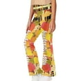 thumbnail image 2 of DISNIMO Thanksgiving Pumpkin Kids Yoga Pants for Girls with Flower Flare Leggings for Girls Bell Bottoms Size 13 Kids Flare Pants Outfit Flare Leggings Sport Yoga Pants Wide-Leg Leggings, 2 of 7