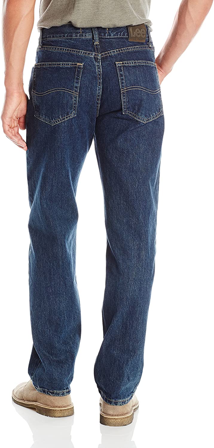 lee men's relaxed fit straight leg jean