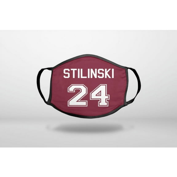 Stilinski 24 - 3-Ply Reusable Soft Cloth Face Covering, Unisex, Cotton Inner Layer