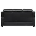 thumbnail image 5 of Finley 2-piece Upholstered Padded Arm Tufted Sofa Set Black, 5 of 12