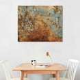 thumbnail image 2 of Orinice Rusted Metal Grunge Fine Art Aesthetic Poster & Print Wall Painting for Home Decor, Canvas Print for Living Room Bedroom Office 20x16in, 2 of 6