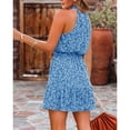 thumbnail image 3 of Women Halter Neck Romper Dress Sleeveless Spaghetti-Strap Ruffled and Flowy, 3 of 3
