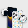 thumbnail image 3 of iPhone 15 Pro Max Clear Case - Blue and Yellow Bumble Design, 3 of 6