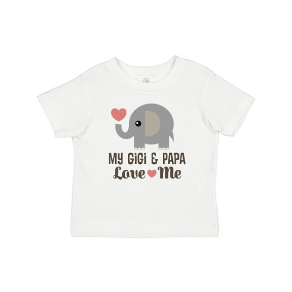Inktastic My Gigi and Papa Love Me Boys or Girls Baby T-Shirt