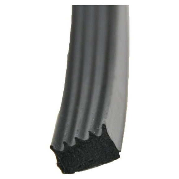 AP Products 018-855 Ribbed Foam Seal with PSA Tape - 1/2" x 5/16" x 50'