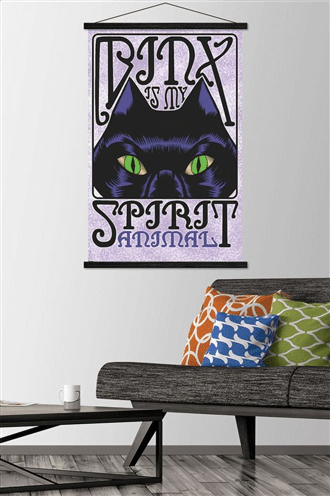 Disney Hocus Pocus - Binx Wall Poster with Magnetic Frame, 22.375" x 34"