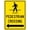 Warning Sign 1, variant on Pedestrian Crossing Sign – 8x12 Inch Reflective Aluminum,UV Protected & Weatherproof,HighVisibility Safety Warning for Streets,Schools & Crosswalk Areas