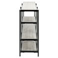 thumbnail image 3 of SAFAVIEH Petra 3 Tier Modern Console Table, Beige/Black, 3 of 8