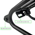 thumbnail image 4 of Folding Bicycle Luggage Carrier Alloy Portable Heavy Duty Polished Cargo Rear Rack Cycling Cycle Holder Replacement for Brompton Black, 4 of 9