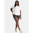 thumbnail image 2 of Terra & Sky Women’s Plus Crew Tee with Short-Sleeves, Sizes 0X-5X, 2 of 5