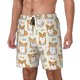 thumbnail image 1 of Fotbe Cartoon Corgi Traje de Baño para Hombre – Shorts de Natación de Secado Rápido con Forro y Bolsillos-3X-Large, 1 of 6