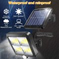 thumbnail image 4 of Outdoor Solar Lamp, Solar Light, with Remote Control, Waterproof Motion Sensor, 100 LED Powerful Outdoor Solar Lamp Waterproof IPX65 for Garage, Gate, 4 of 5