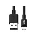 thumbnail image 1 of Eaton Tripp Lite Series USB-A to Lightning Sync/Charge Cables (M/M) - MFi Certified, Black, 10 in. (0.25 m), Pack of 10 - Lightning cable - Lightning male to USB male - 10 in - black (pack of 10), 1 of 5