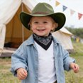 thumbnail image 2 of WXFAZCVU Cowboy Hat Cowgirl Hat Western Cowboy Hats with Upturned Brim Headwear Size 3-8 Years, 2 of 4
