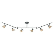 SP53566DB VAXCEL 6 LIGHT TRACK SPOT COMO LAMP BRONZE LIGHTING