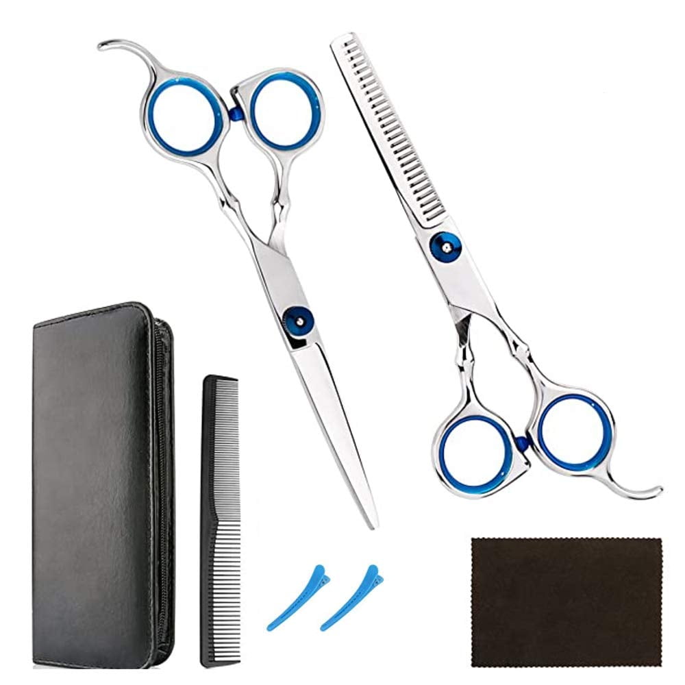 7 PCS Hair Cutting Scissors Set with Hairdressing Scissors, Thinning