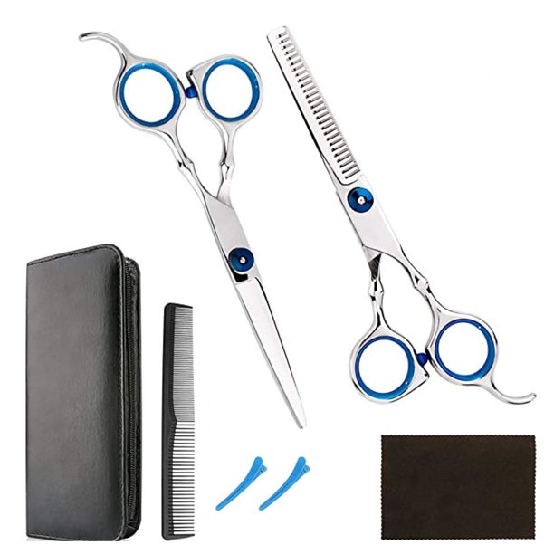 7 PCS Hair Cutting Scissors Set with Hairdressing Scissors, Thinning