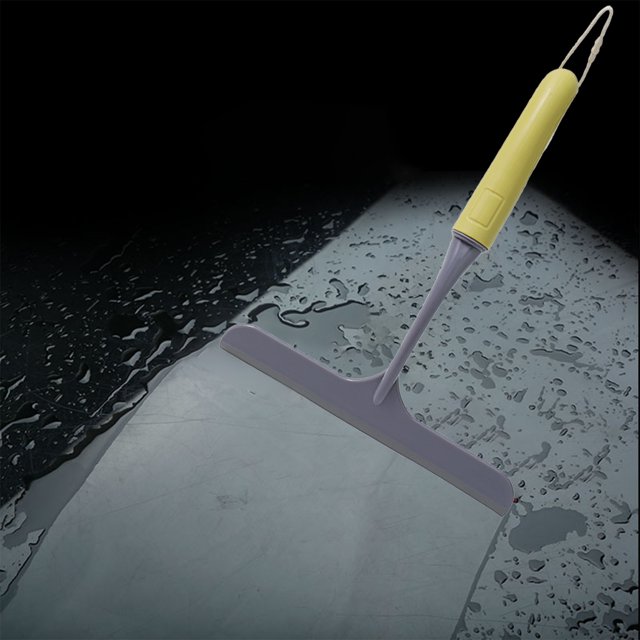 RKSTN Water Scraper Portable Household Glass Scraper Soft Material Blade Bathroom Kitchen Cleaning Tools Suitable for Glass Mirrors Kitchen Countertops Car Glass Etc Kitchen Gadgets