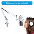 thumbnail image 6 of Adjustable Metal Microphones Scissor Arm Stand Foldable Shock Mount for and Live Streaming, 6 of 17