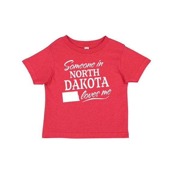 Inktastic Someone in North Dakota Loves Me Boys or Girls Baby T-Shirt