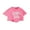 Pink, variant on FEORJGP Toddler Boy Girls Summer Daily Clothes Newborn Baby 0-2Y Crew Neck Romper Letter Print Short Sleeve Jumpsuit Casual Cute Daily Set