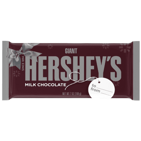 hershey giant chocolate bar oz milk holiday candy walmart