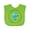 Apple Green, variant on Inktastic Peace Love Earth Boys or Girls Baby Bib