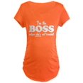 thumbnail image 1 of CafePress - I'm The Boss - Maternity Dark T-Shirt, 1 of 1