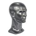 thumbnail image 4 of Cosmetología Cabeza masculina Cabeza de maniquí calva para hacer pelucas Exhibición de sombreros Exhibición de pelucas Gris Yuyangstore Cabeza de exhibición de peluca, 4 of 8