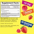 thumbnail image 2 of WellYeah Melatonin 10mg Gummies (2 Pack) - 2 Month Supply - Berry Flavor, Drug-Free Gummy Supplement - Gluten and Gelatin Free, Vegetarian - 60, 2 of 8