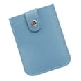 thumbnail image 2 of Titular de La Tarjeta de Crédito Estuche Organizador Portátil de Cuero de PU para Mujeres Y Hombres Regalo Minimalista Cartera de Bolsillo Compacta de Azul Salvador Titular de la tarjeta de crédito, 2 of 7