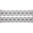 thumbnail image 2 of 42833 Reversible Outdoor Mat, 8-Feet x 20-Feet, Charcoal Botanical, 2 of 6